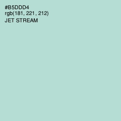 #B5DDD4 - Jet Stream Color Image